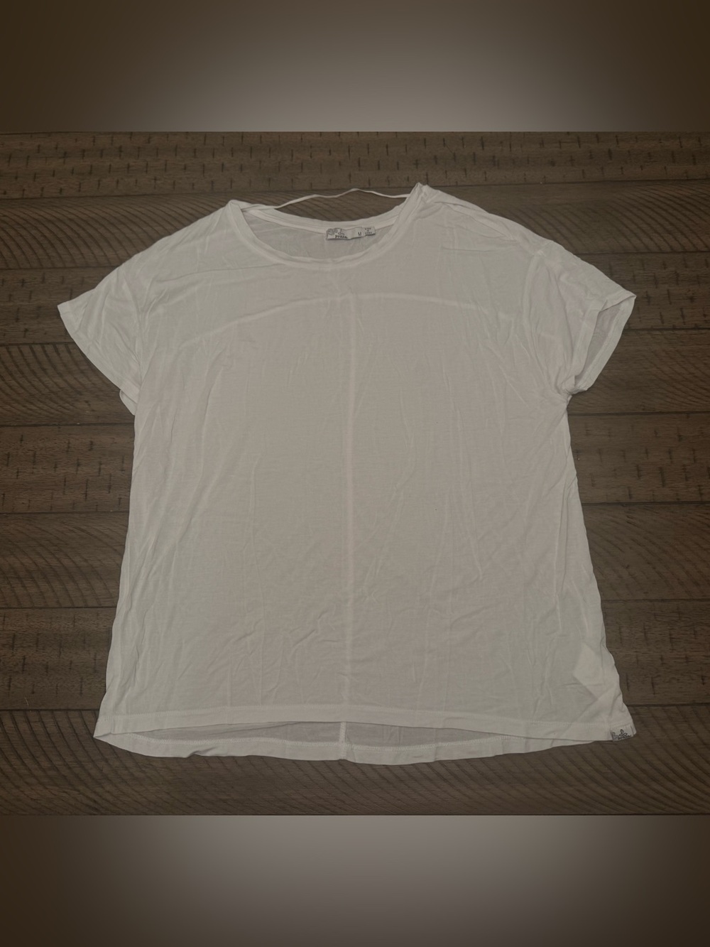 PRANA White Foundation Slouch Top Tee